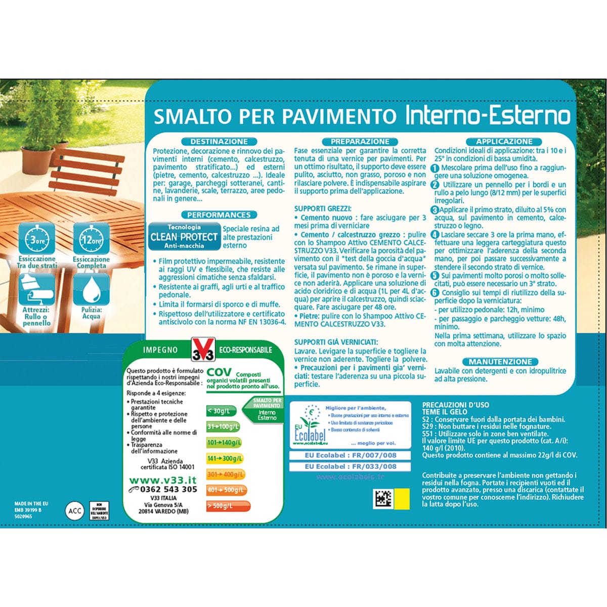 Bricocenter INTERIOR/EXTERIOR FLOOR ENAMEL SLATE 2.5LT