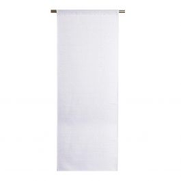 LAZARO CURTAIN WHITE SILVER 60X160CM