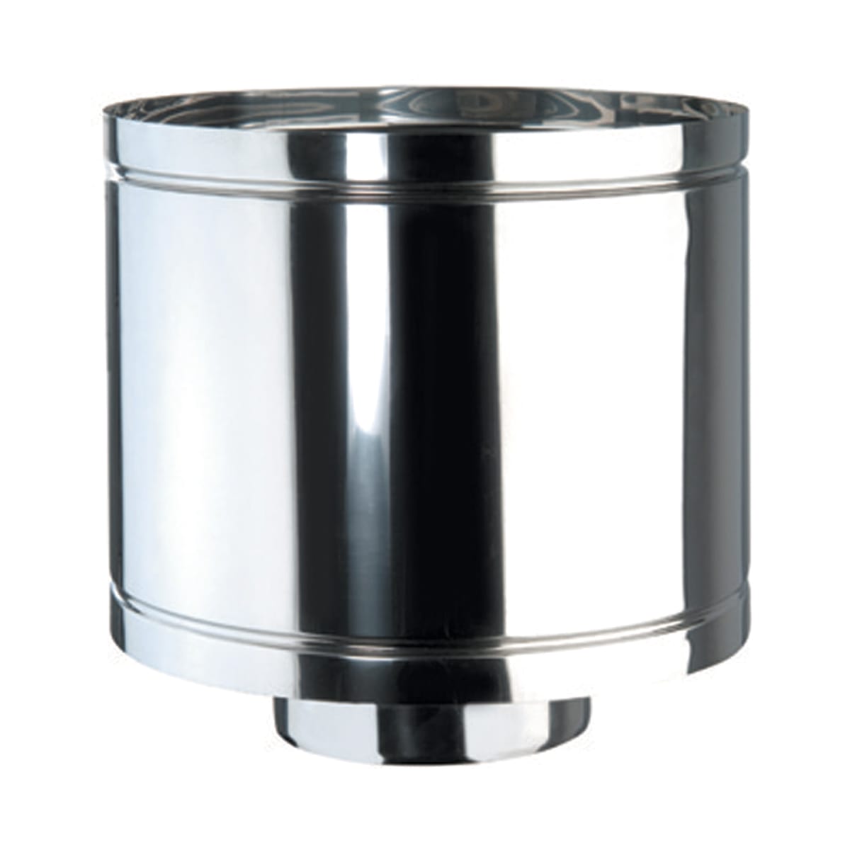 Bricocenter TERMINALE  ANTI INTEMPERIE INOX  COIBENTATO  DIA80 MM