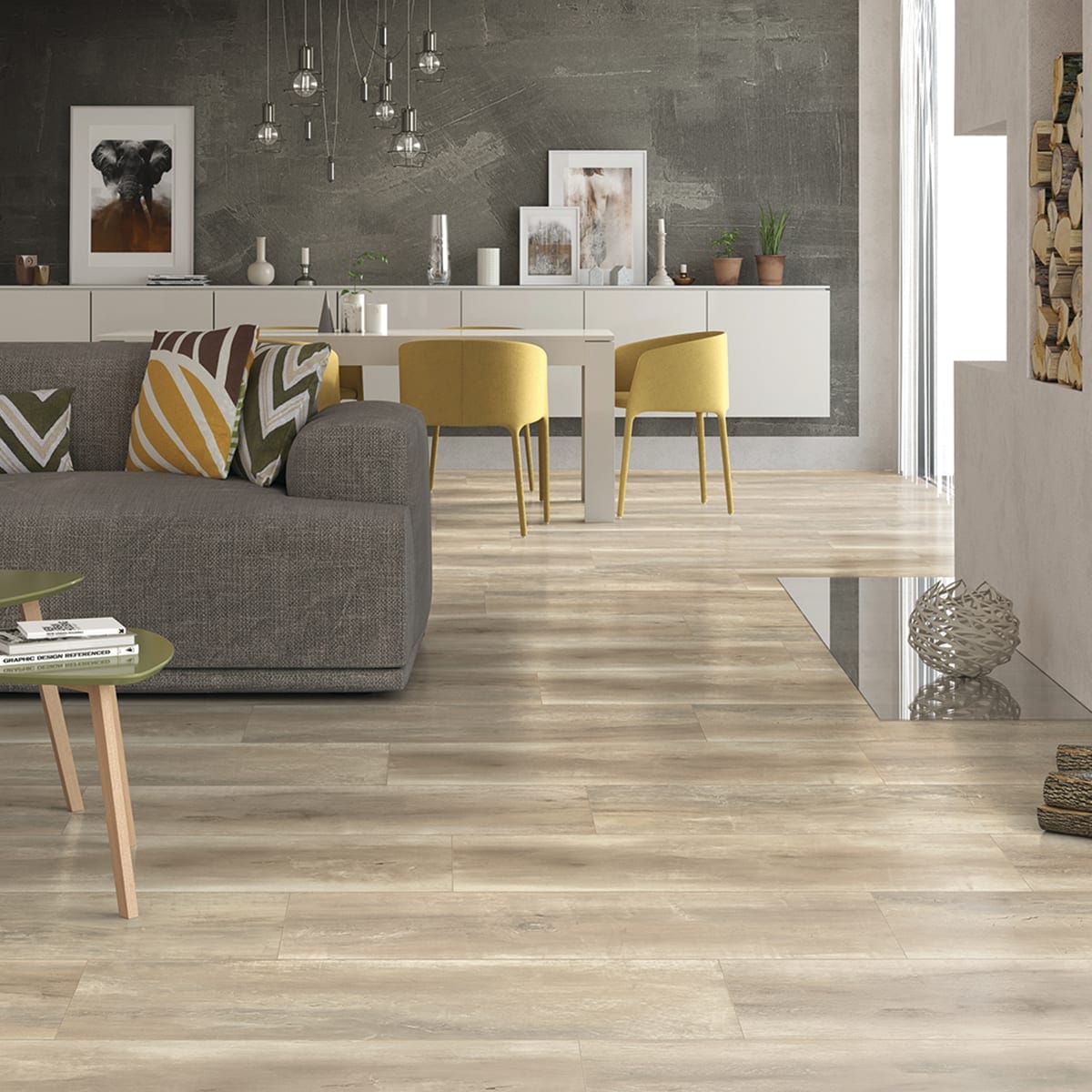 Bricocenter LAMINATE H2O COLINDALE 8/33 1.97SQM INTENSE WHITE