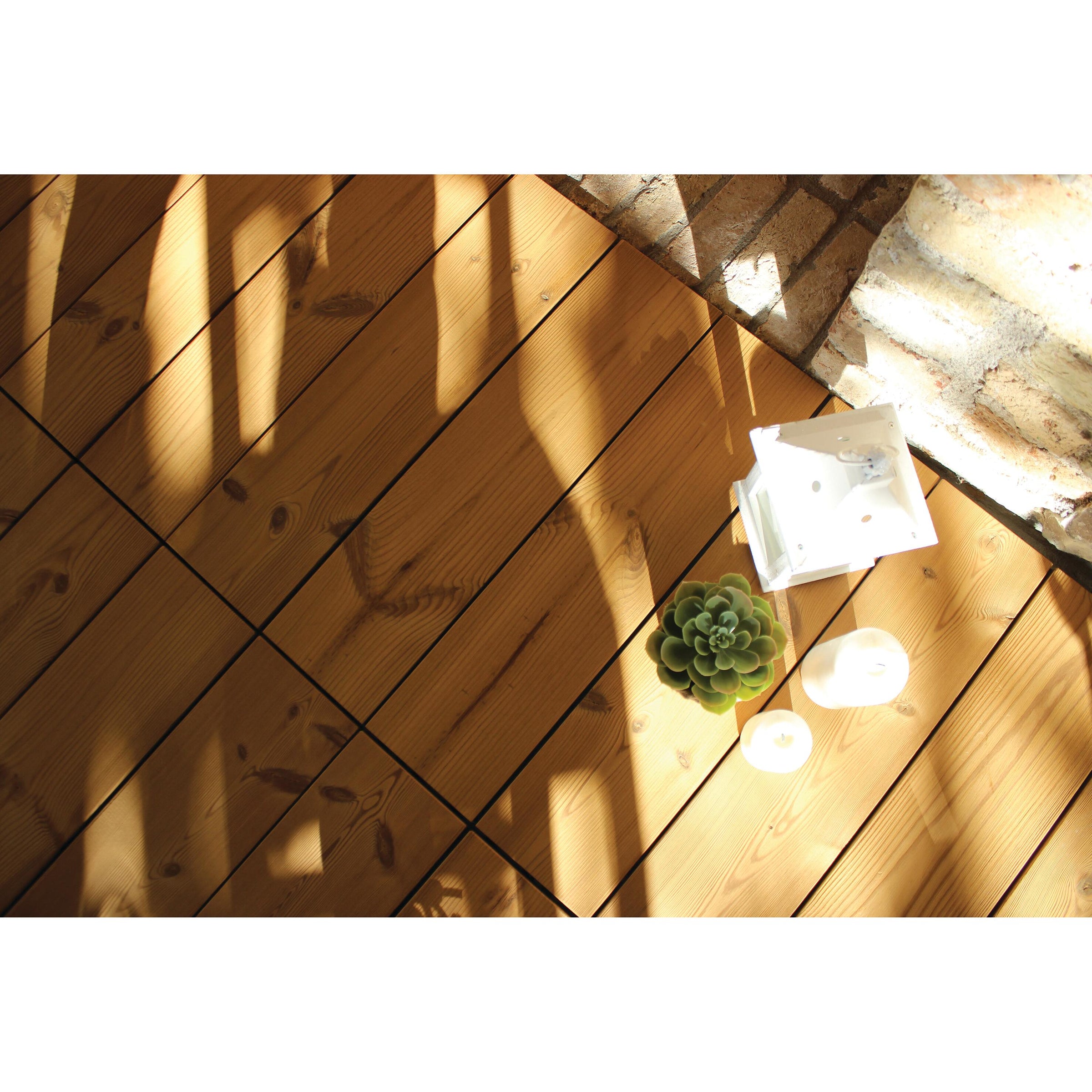 Smartdeck Thermowood Natural 60x60 tile