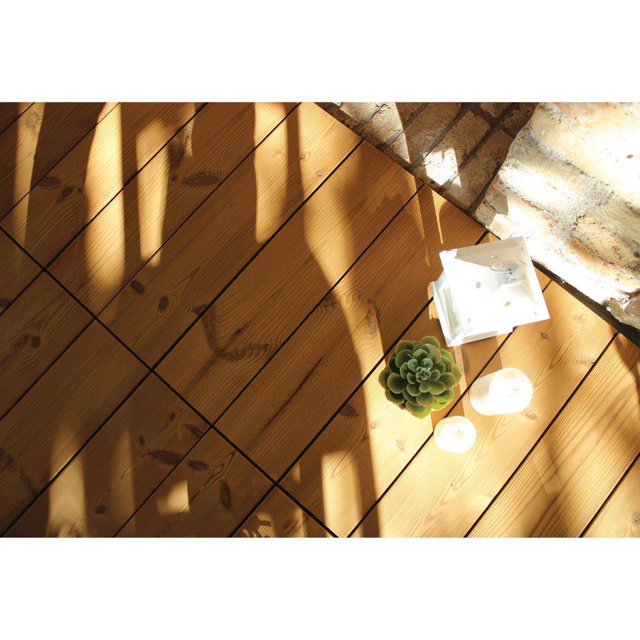 Piastrella smartdeck thermowood naturale 60x60