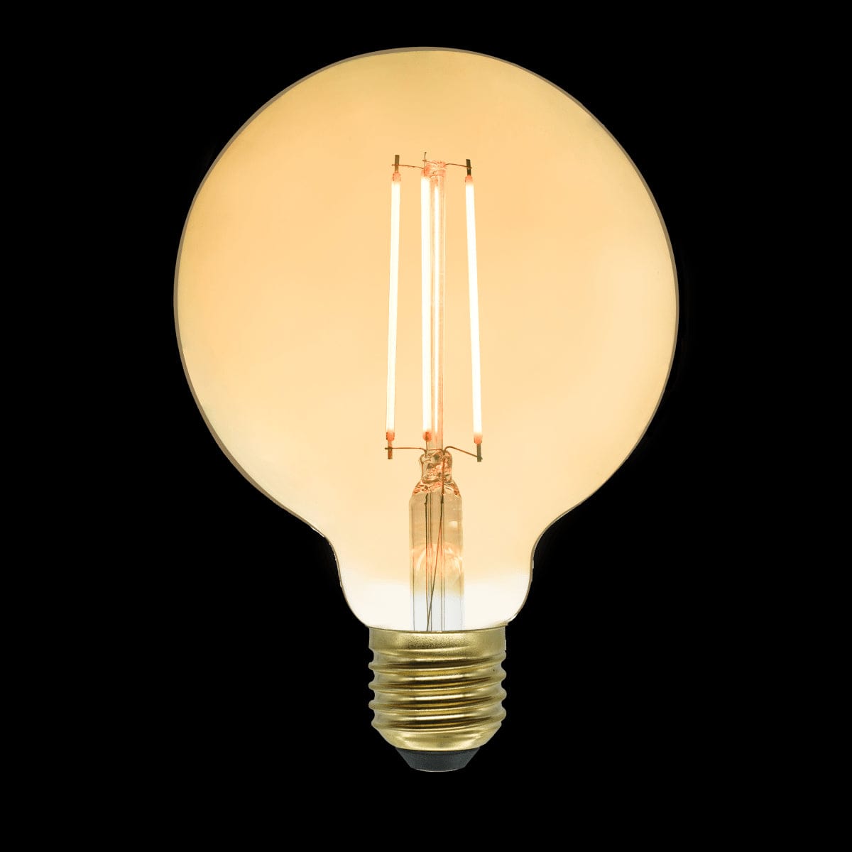 Bricocenter LED DECORATIVE BULB E27= 60W GLOBE LARGE AMBER