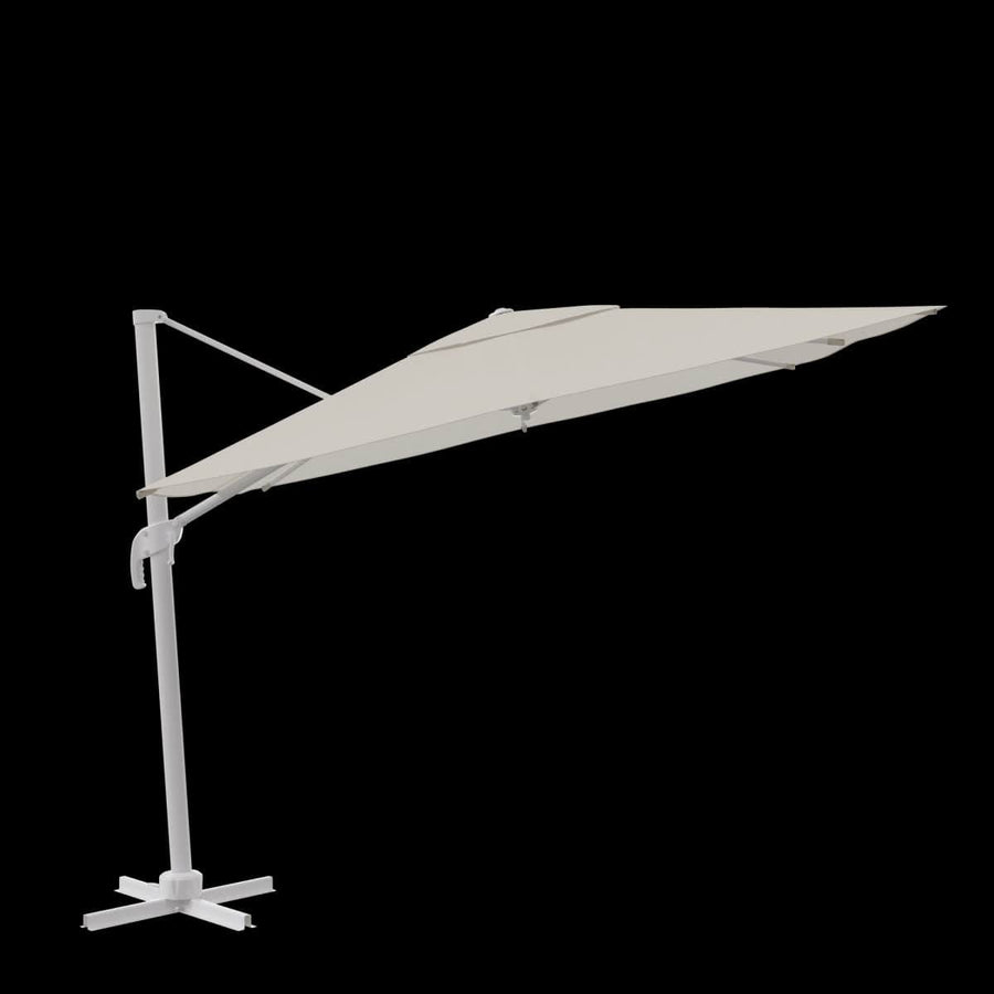 Bricocenter AURA NATERIAL Arm umbrella 290X290 white aluminum