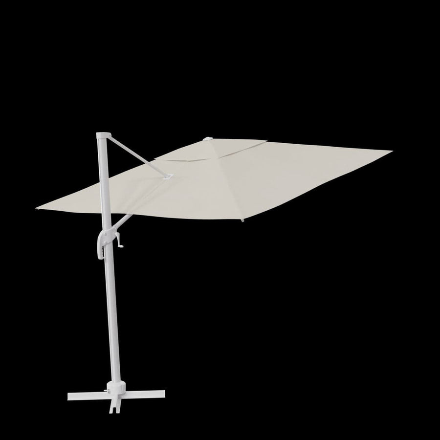 Bricocenter AURA NATERIAL Arm umbrella 290X290 white aluminum