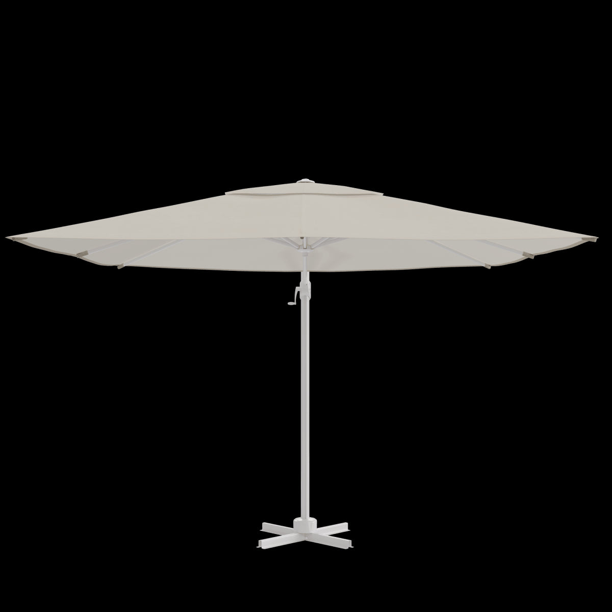 AURA NATERIAL Arm umbrella 290X290 white aluminum