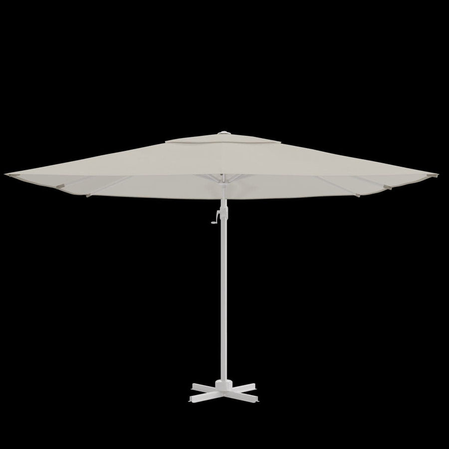 Bricocenter AURA NATERIAL Arm umbrella 290X290 white aluminum