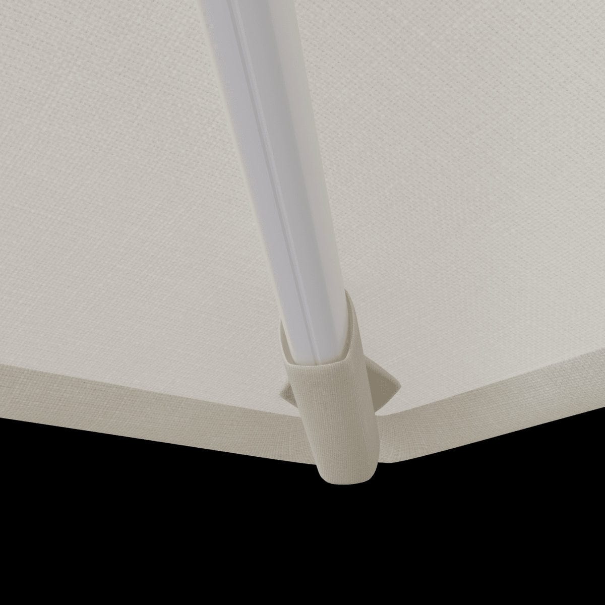 Bricocenter AURA NATERIAL Arm umbrella 290X290 white aluminum