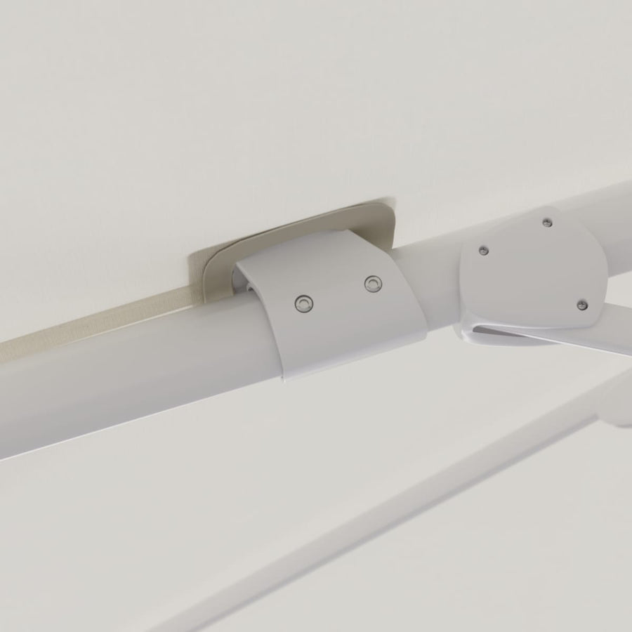 Bricocenter AURA NATERIAL Arm umbrella 290X290 white aluminum