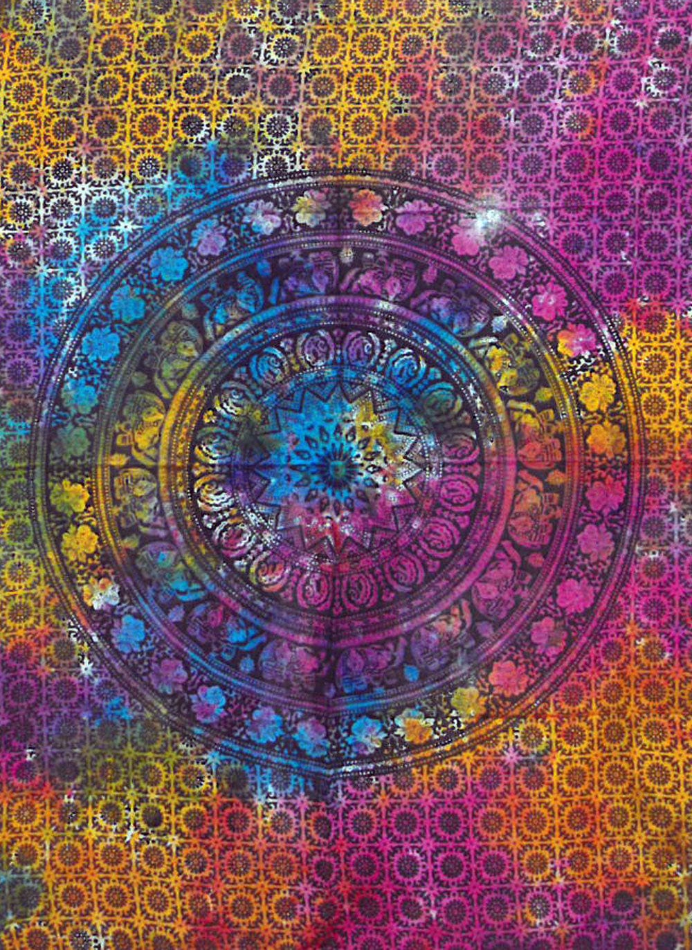 Bliss Cotton Wall Art - Mandala Elephant