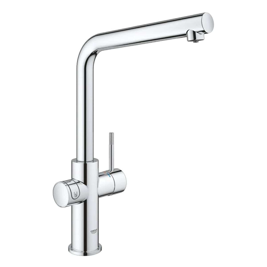 Bricocenter GROHE BLUE HOME STARTER KIT PURE MINTA - SPOUT L - FILTRATION SYSTEM TO SUPPLY WATER