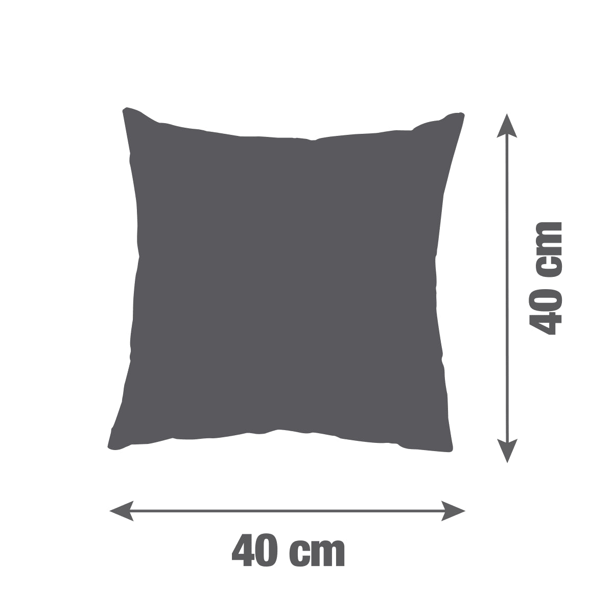 BIGREY NATERIAL 40X4 ANTHRACITE CUSHION