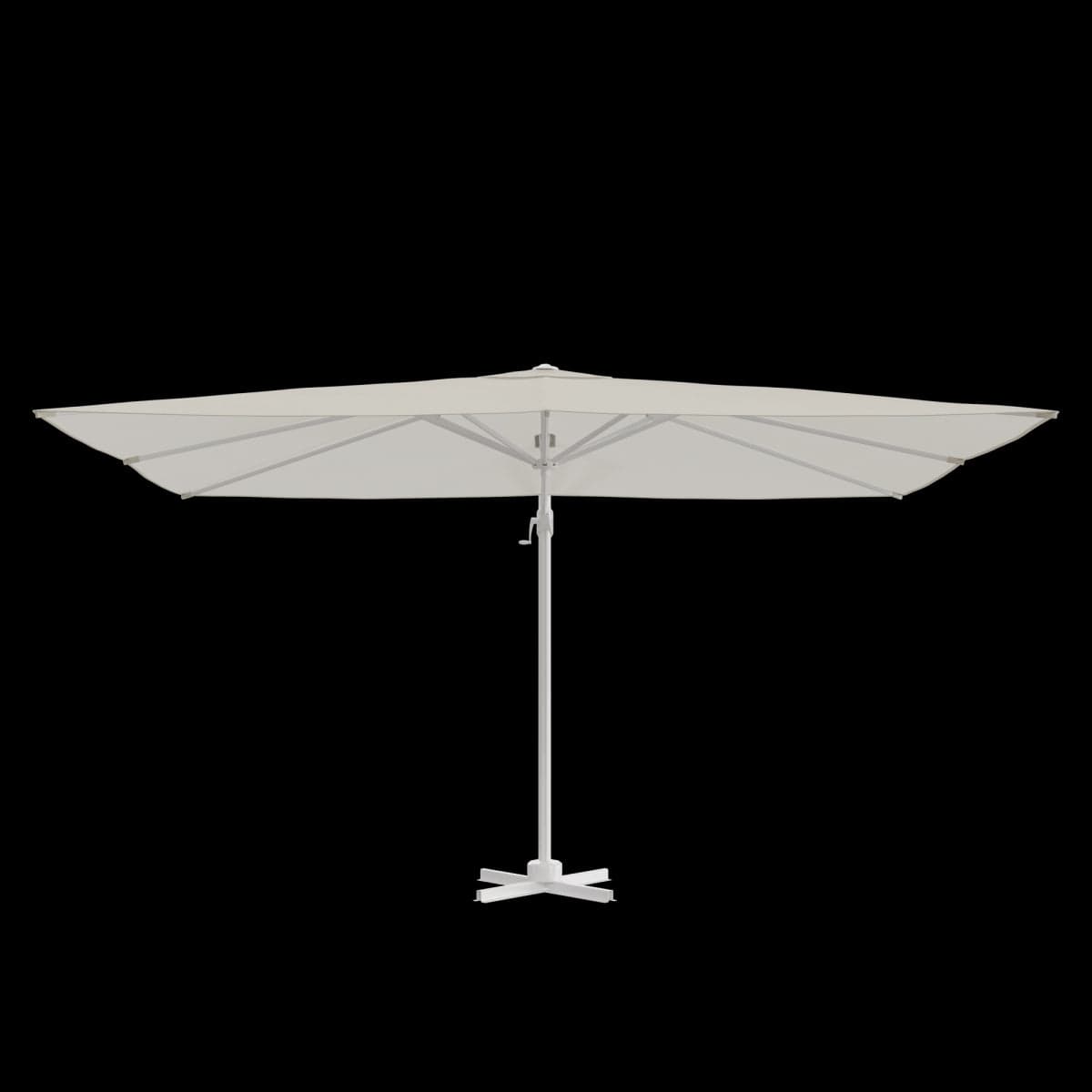 AURA NATERIAL Arm umbrella 290X390 white aluminum