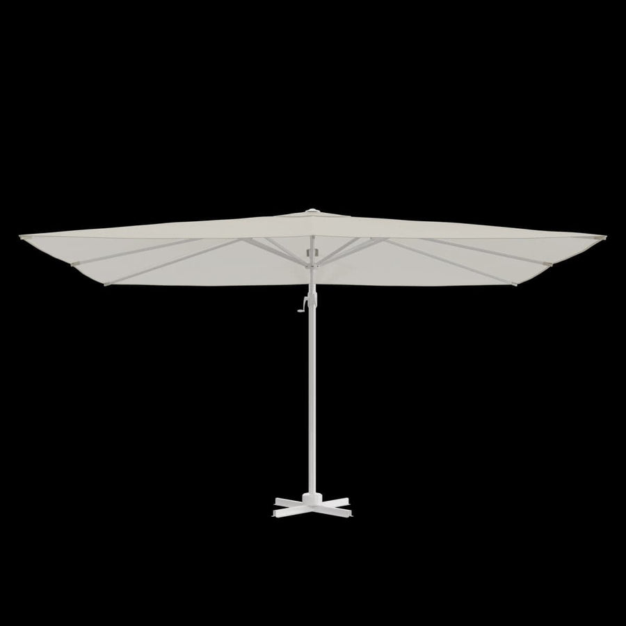 Bricocenter AURA NATERIAL Arm umbrella 290X390 white aluminum