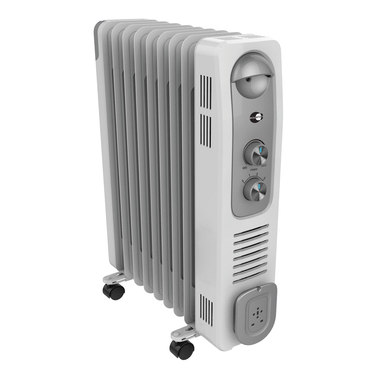 Bricocenter RADIATORE AD OLIO OLEA 2 -3 POTENZE 0,8/1,2/2 KW 9 ELEMENTS -THERMOSTATO