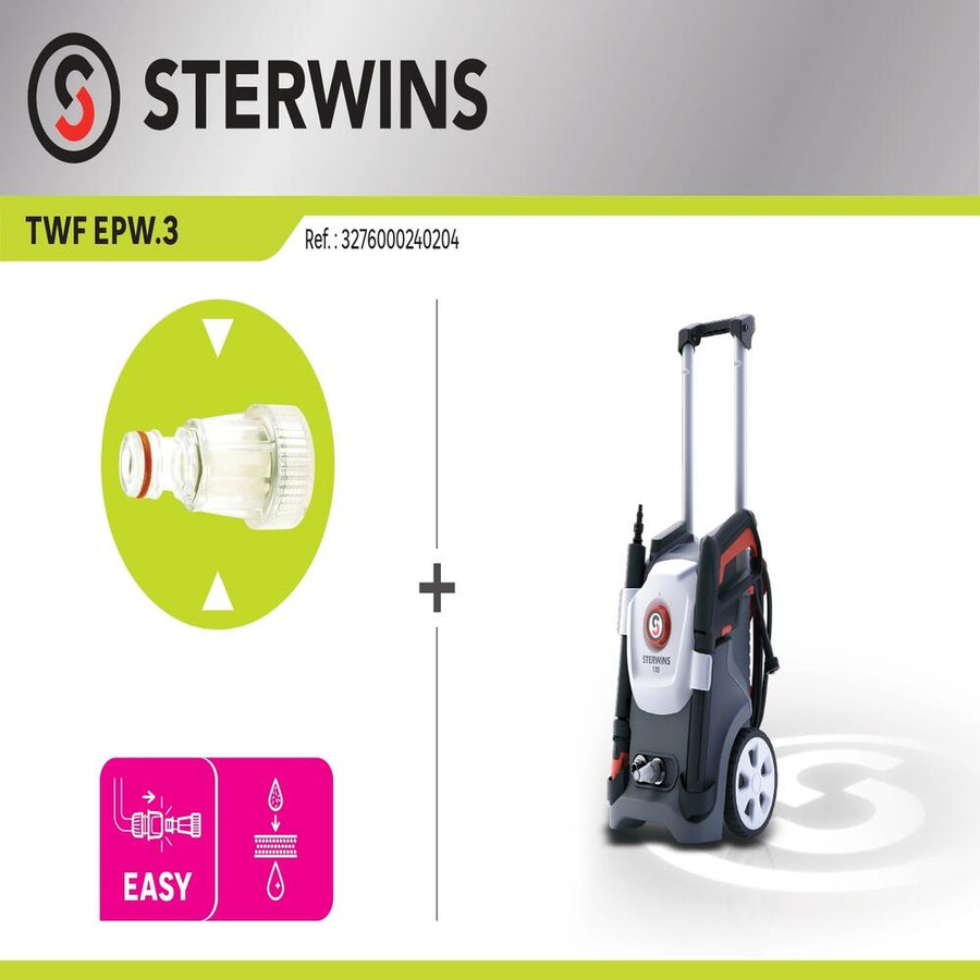 CLEAR PLASTIC WATER FILTER FOR STERWINS ST3 PRESSURE WASHER