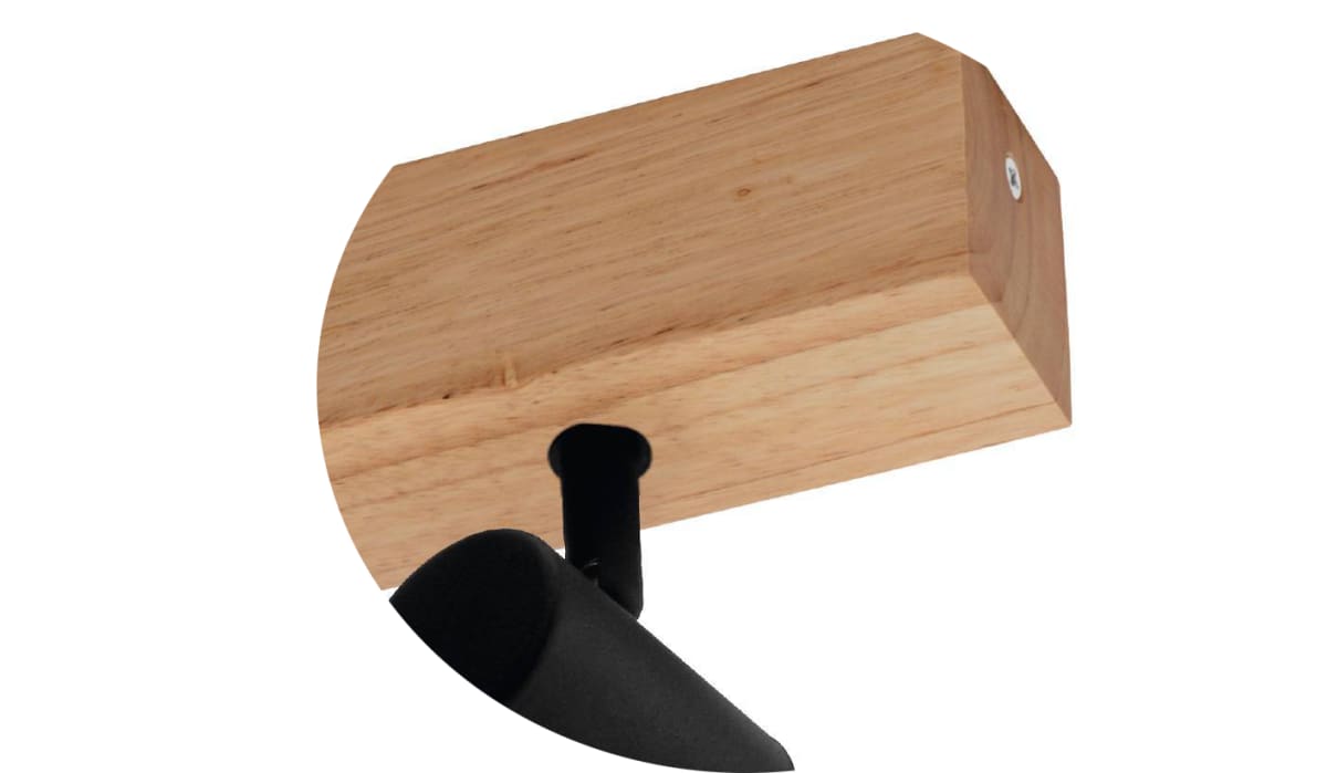 Bricocenter FARETTI TOWNSHEND LEGNO E METALLO NERO 2XE27=60W