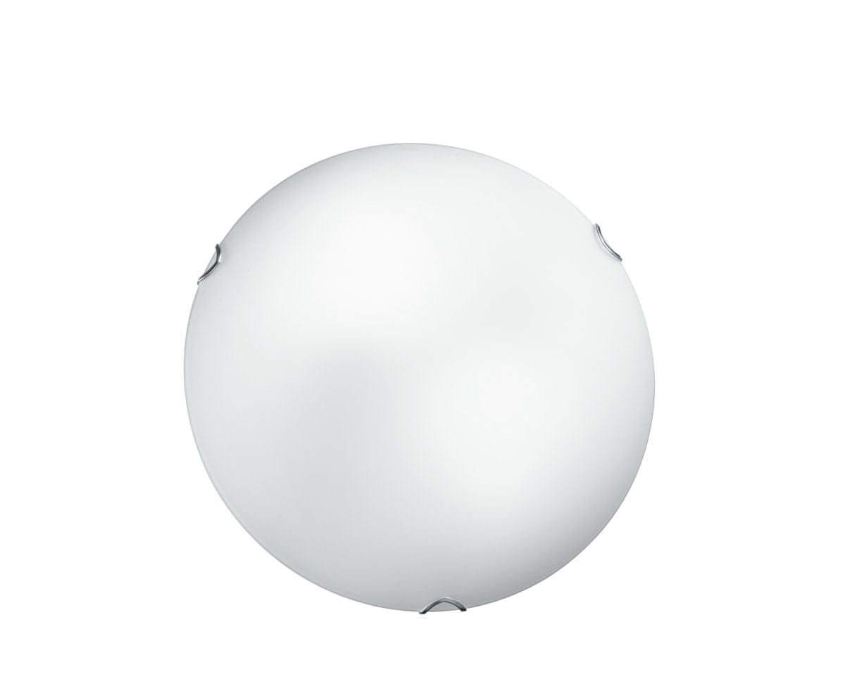 Bricocenter WHITE GLASS PORTHOLE CEILING LIGHT D30 2XE27=60W