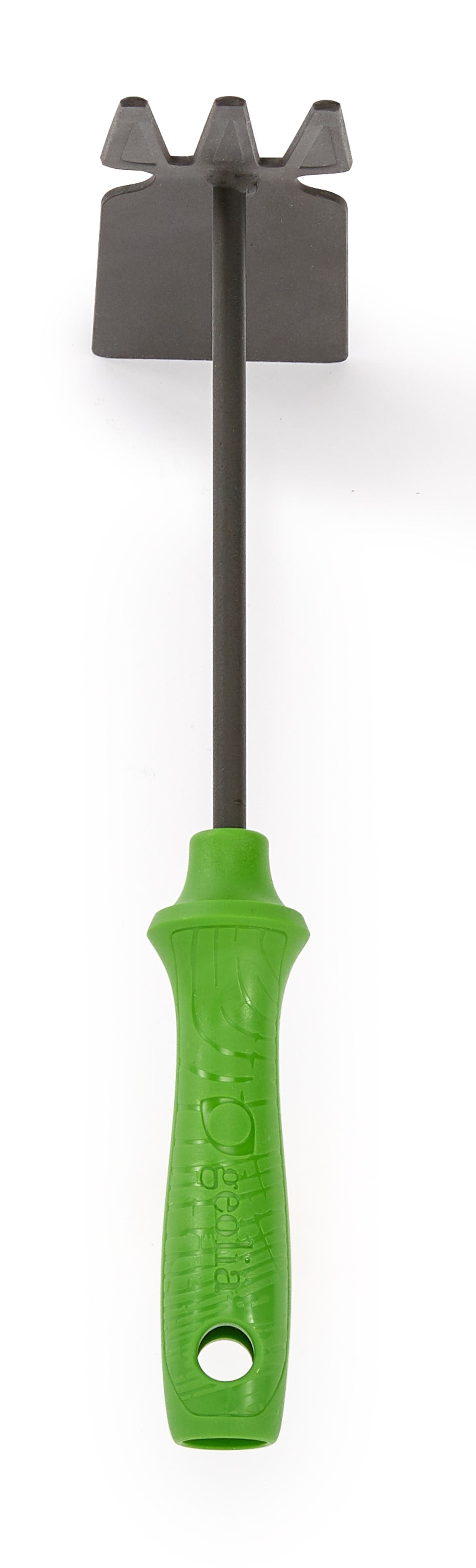 Bricocenter GEOLIA TRIDENT STEEL HOE WITH PLASTIC HANDLE