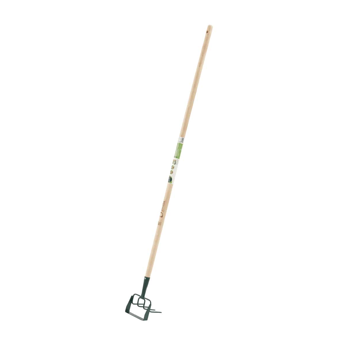 GEOLIA WEEDER WITH BLADE AND 4 METAL TEETH PEFC BEECH HANDLE 130 CM GEOLIA