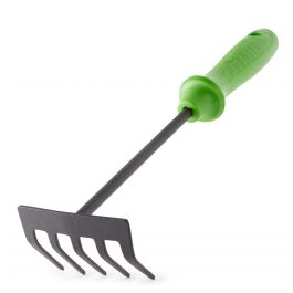 SMALL GEOLIA STEEL RAKE WITH PLASTIC HANDLE