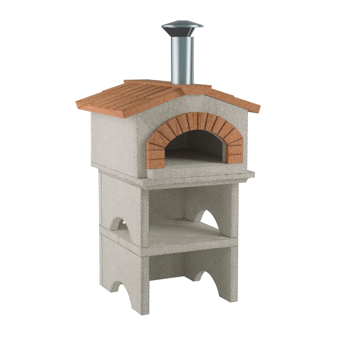 Bricocenter NAPLES OUTDOOR OVEN WITH BASE LINE VZ