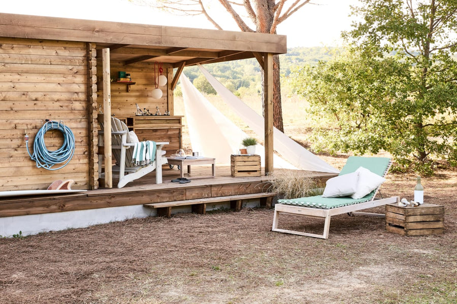 SOLARIS NATERIAL MULTIPOSITION LOUNGER ACACIA WOOD 71X196.5