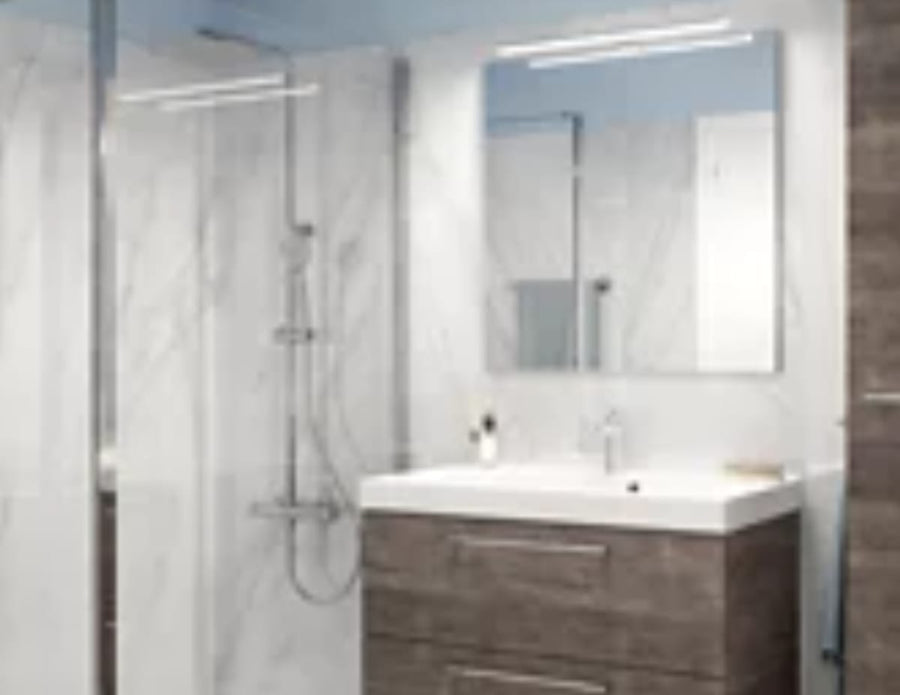 Bricocenter REMIX MATT WHITE SHOWER TRAY70X160