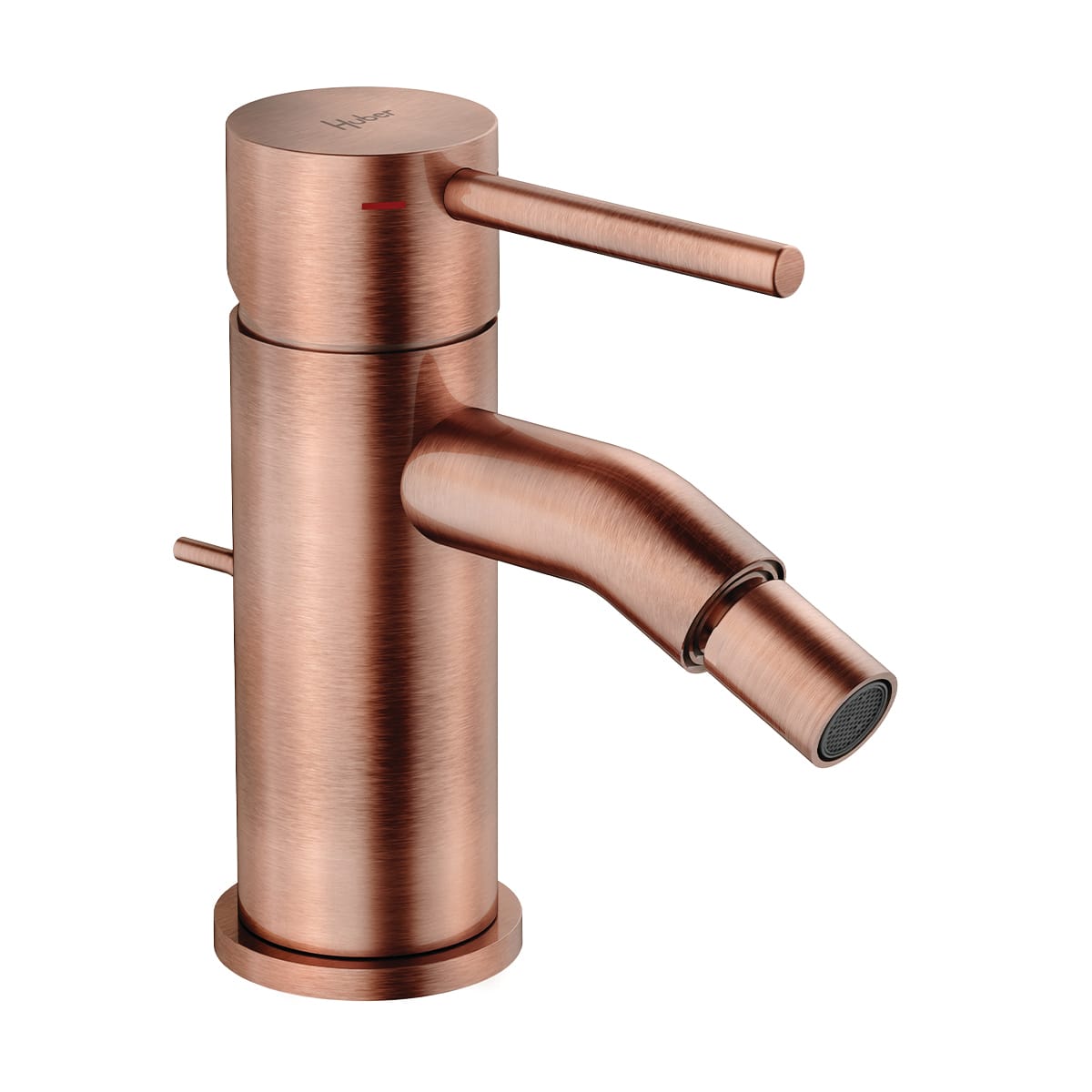 TAYRONA BIDET MIXER WITH BRUSHED COPPER OUTLET