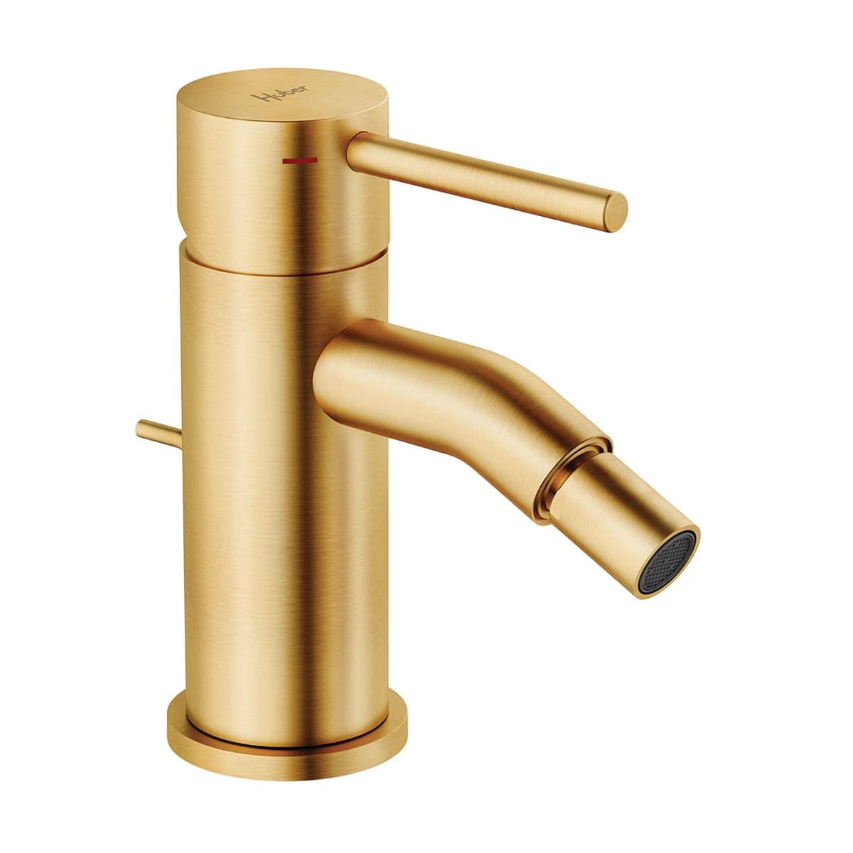 Bricocenter TAYRONA BIDET MIXER WITH BRUSHED GOLD DRAIN