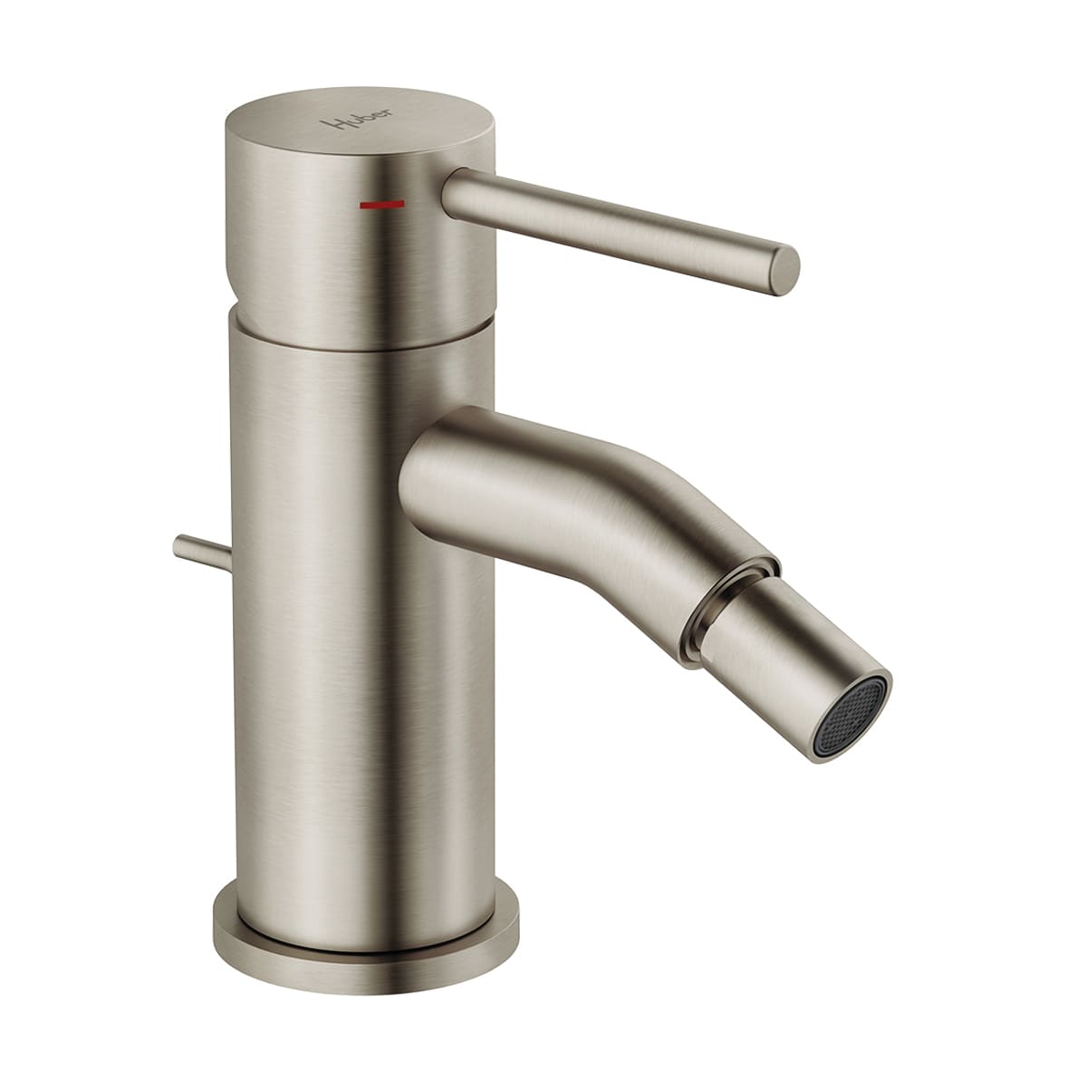 Bricocenter TAYRONA BIDET MIXER WITH BRUSHED NICKEL DRAIN