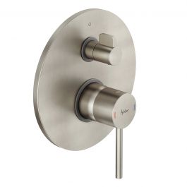 BUILT-IN SHOWER MIXER WITH DIVERTER TAYRONA BRUSHED NICKEL