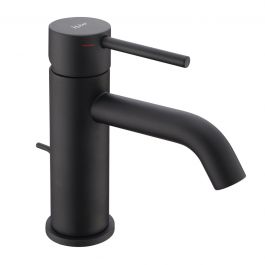 TAYRONA BASIN MIXER WITH BLACK MATTE DRAIN