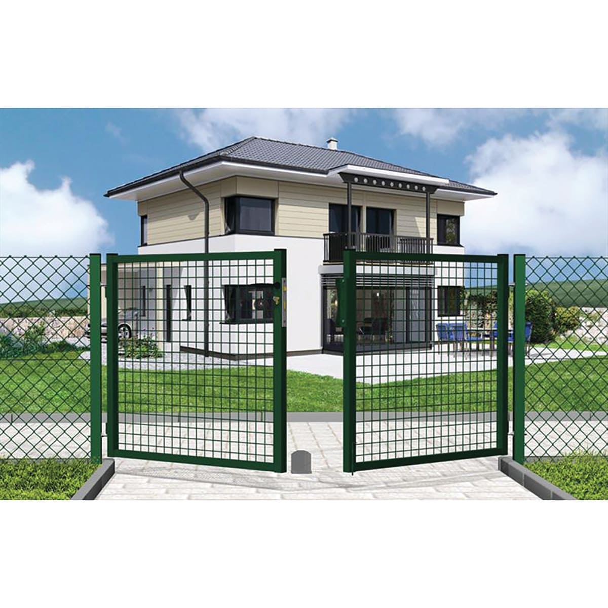 Bricocenter GALVANISED SUPPORT FOR SQUARE POLE 50X50 MM GREY