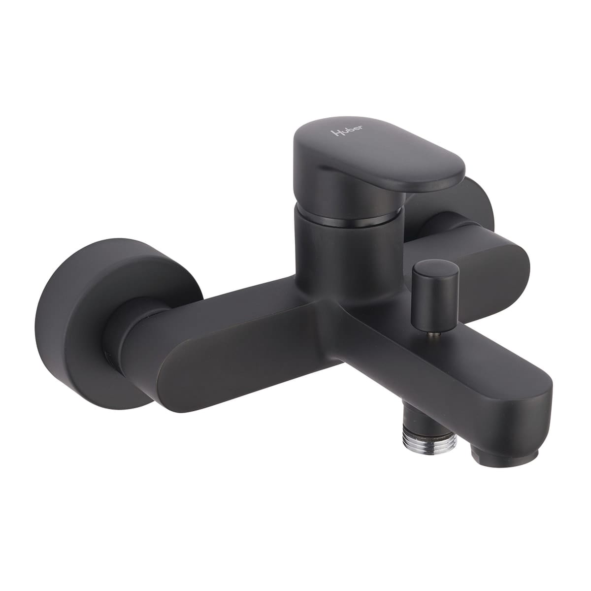 Bricocenter MISCELATORE VASCA PLANO CON SET DOCCIA NERO OPACO