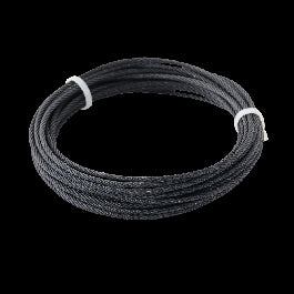 BLACK UNCOATED STEEL CABLE D2MM 5M