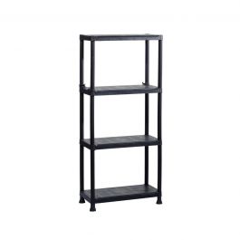 RESIN SHELF 4 SHELVES 60X30X135 CM