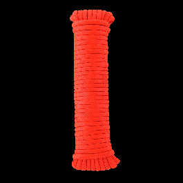 BRIGHT RED PP ROPE D6MM 10M