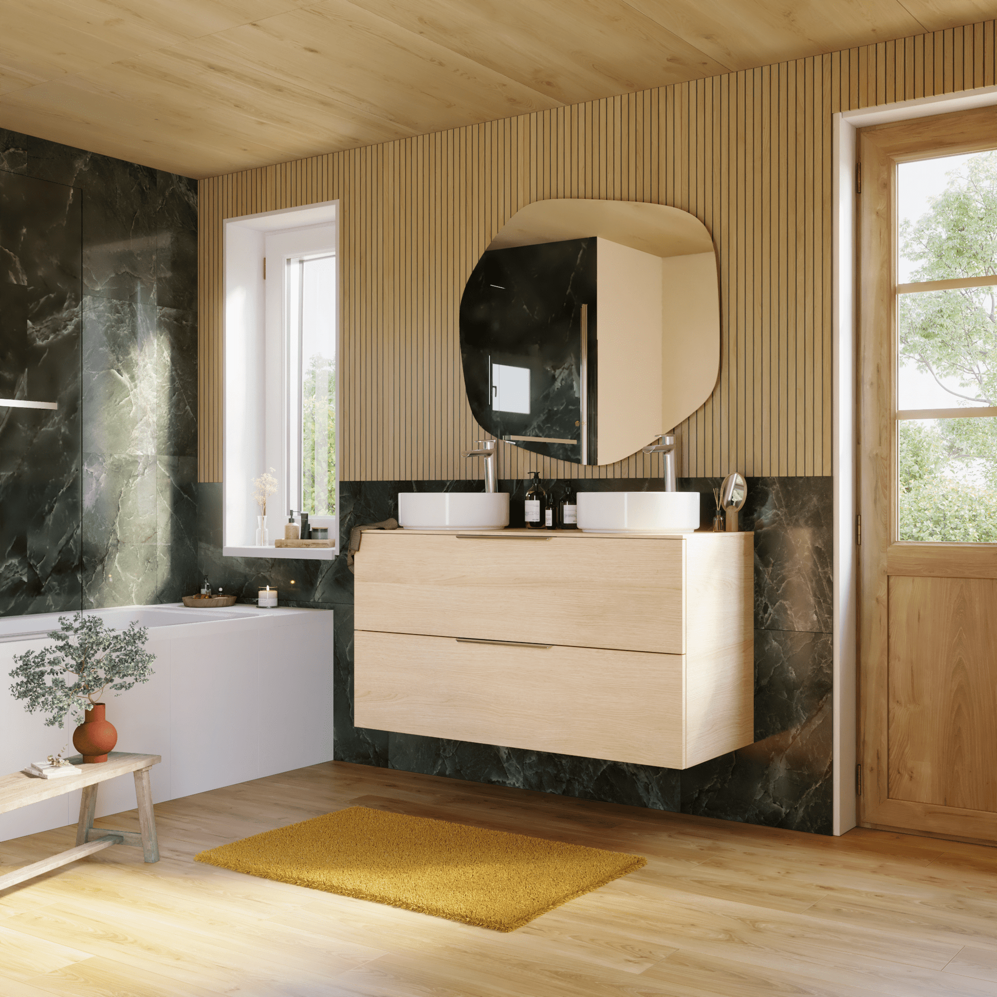 Bricocenter SPECCHIO BAGNO MODERN METEORA RETROILLUMINATO H 90 L 100 CM