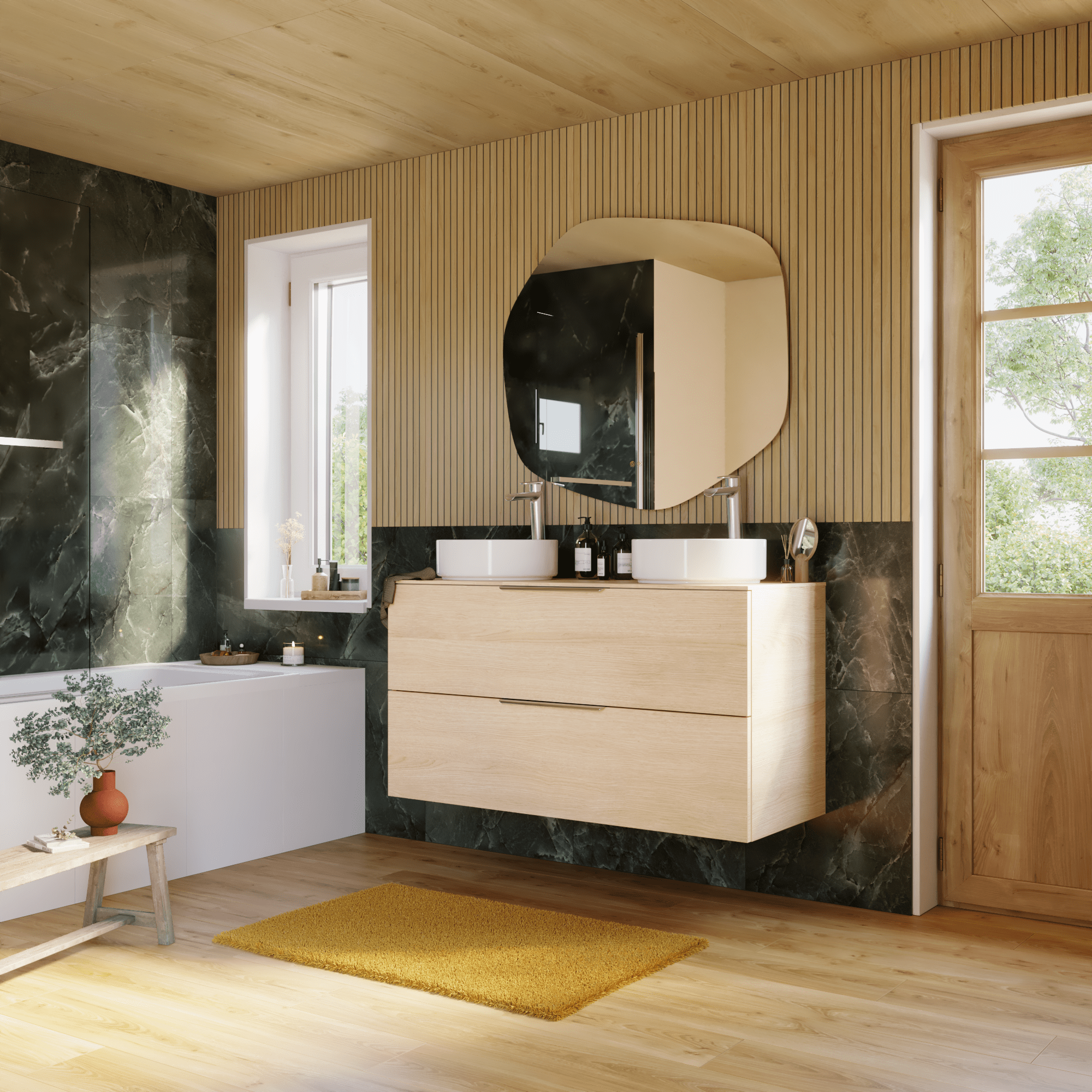 Bricocenter SPECCHIO BAGNO MODERN METEORA RETROILLUMINATO H 90 L 100 CM