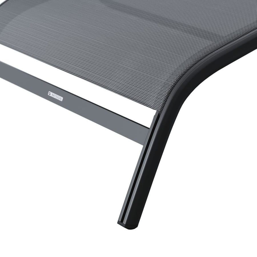 Bricocenter BED LYRA II NATERIAL Aluminum, textilene, anthracite