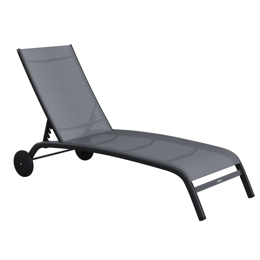 Bricocenter BED LYRA II NATERIAL Aluminum, textilene, anthracite