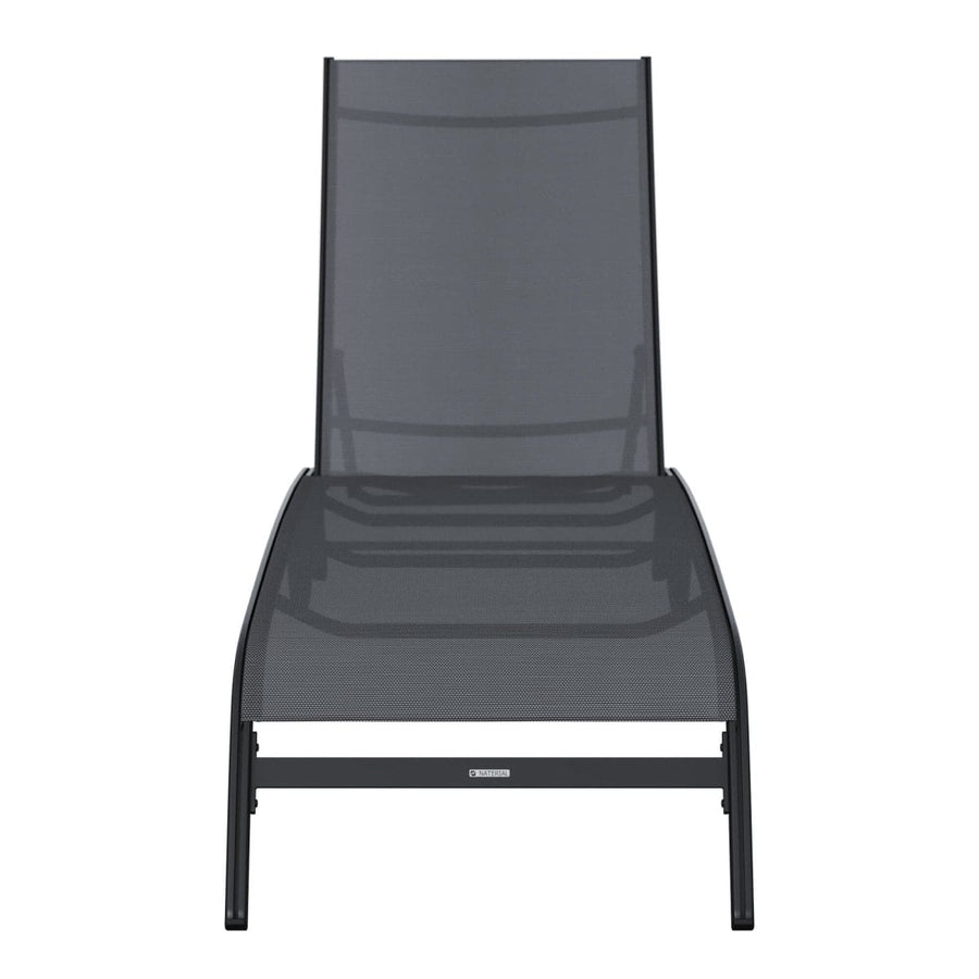 Bricocenter BED LYRA II NATERIAL Aluminum, textilene, anthracite