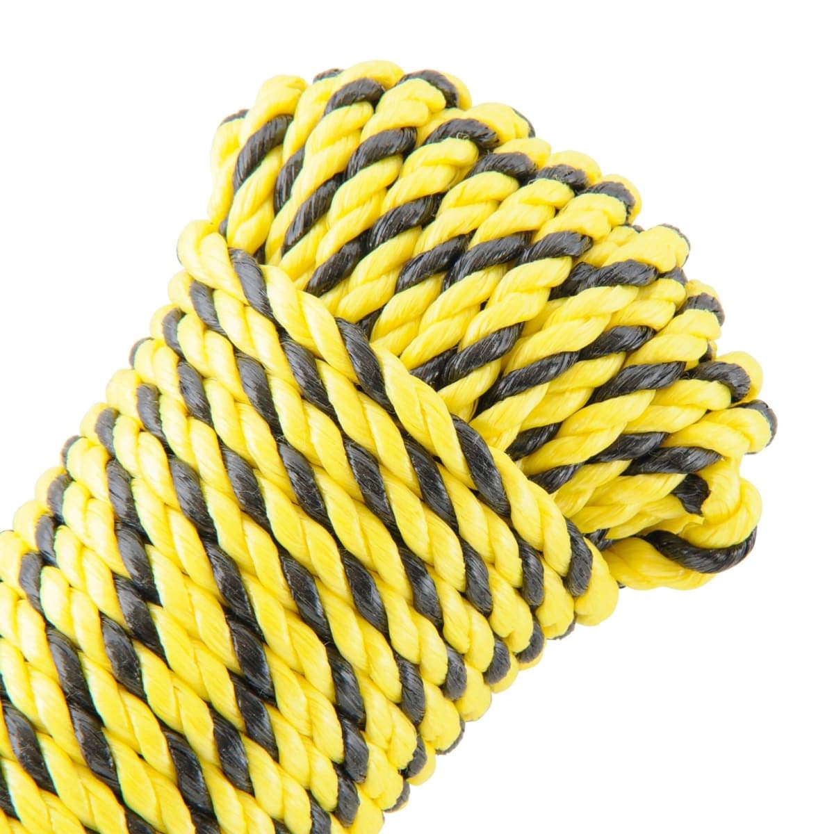 Bricocenter PP ROPE YELLOW/BLACK BRAID D6MM 25M