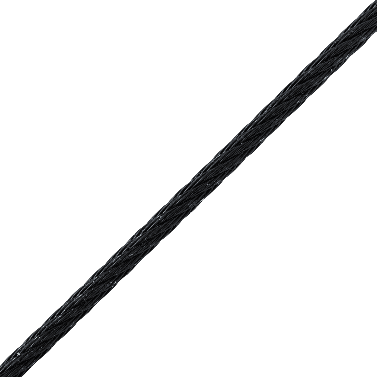 BLACK UNCOATED STEEL CABLE D2MM 5M