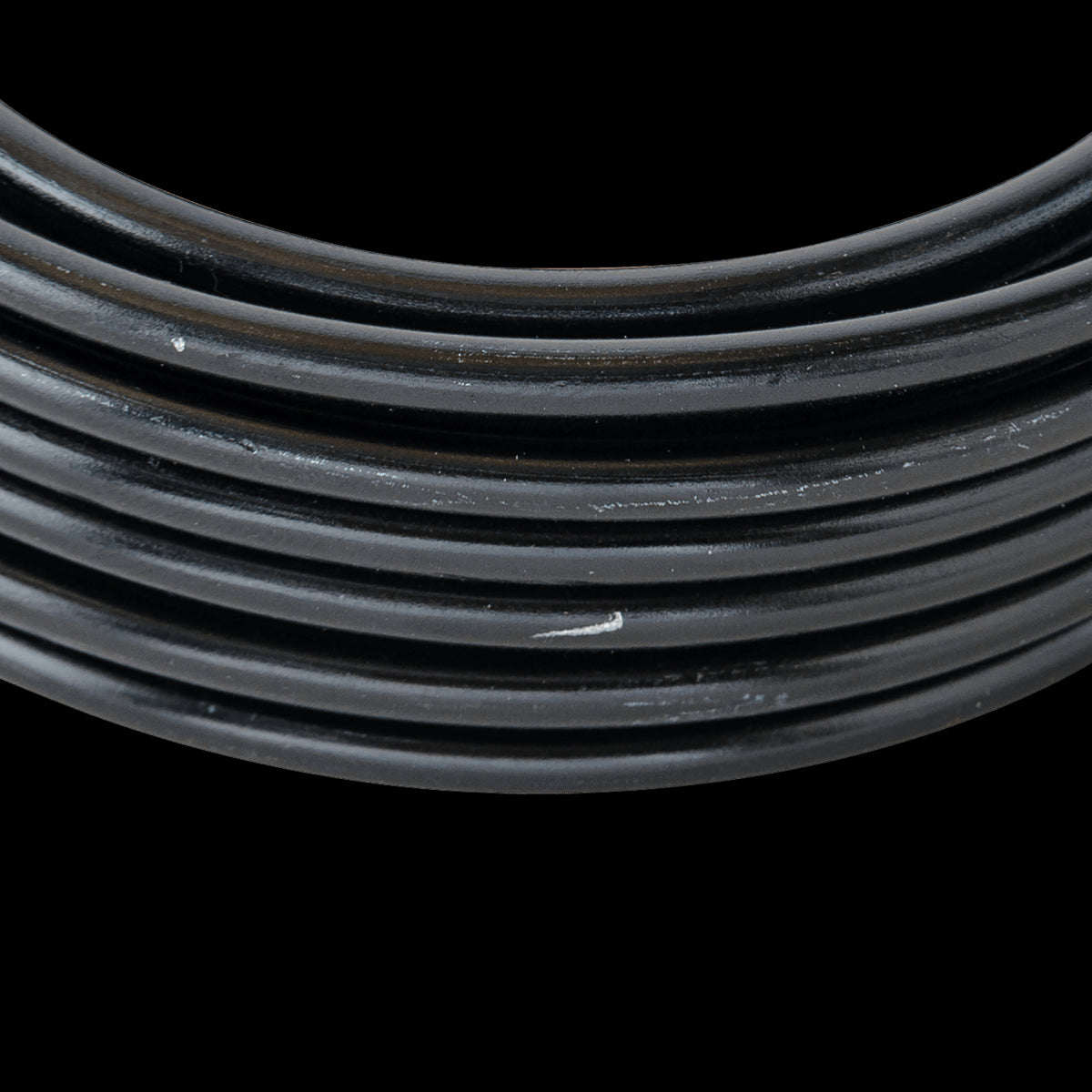 BLACK ALUMINUM WIRE D4MM 5M
