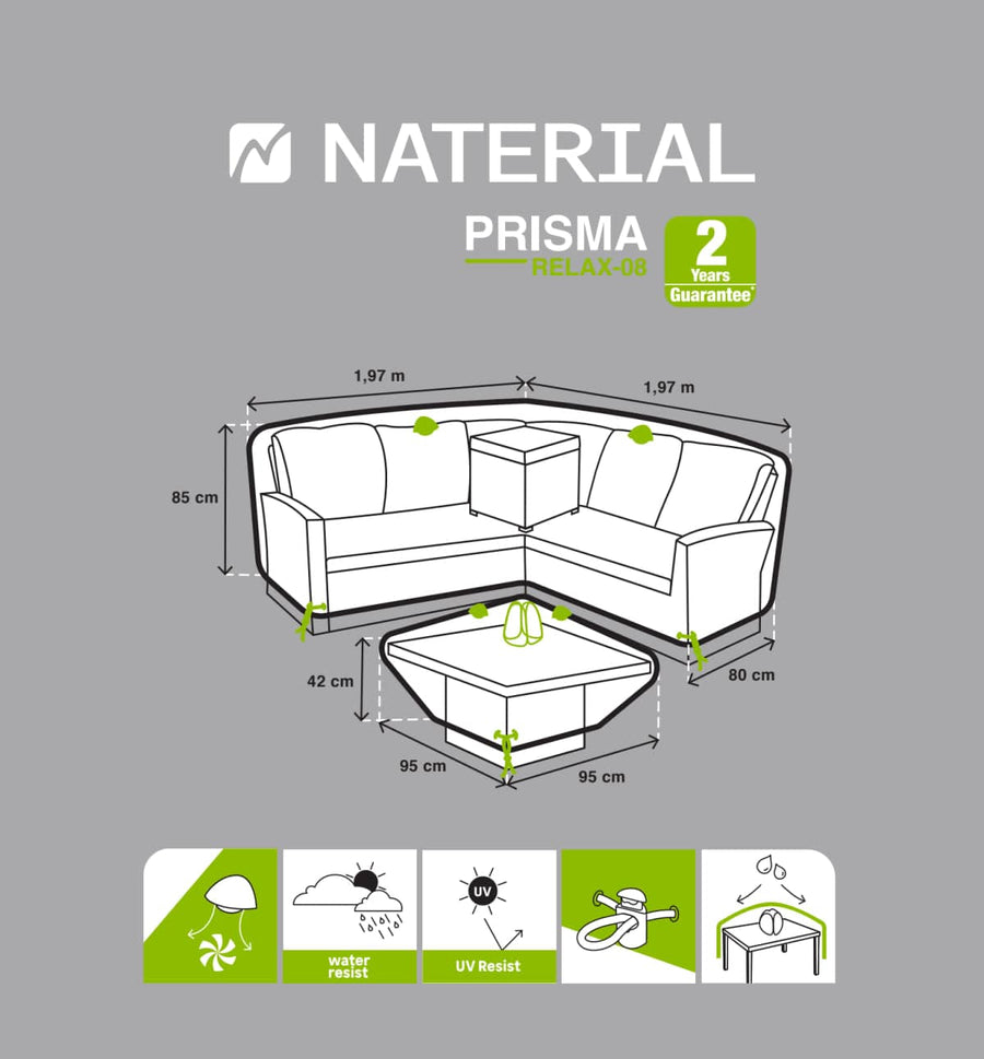 Bricocenter COVER FOR DAVOS NATERIAL CORNER SET