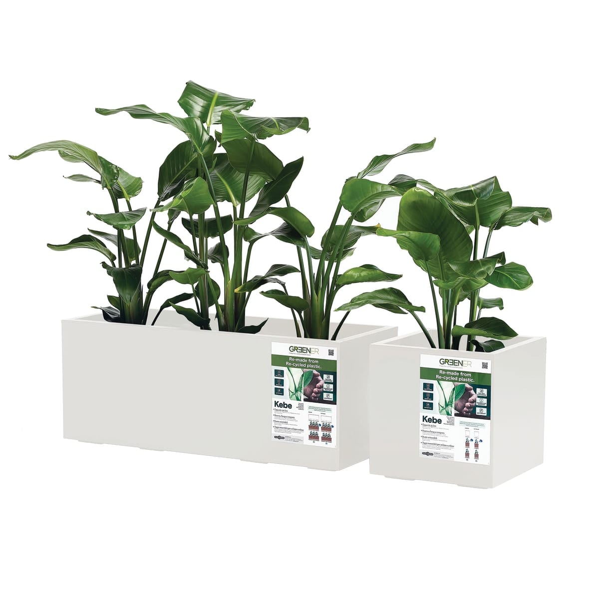 Bricocenter CASSETTA KEBE GREENER CM100X40 H40 BIANCO C/RUOTE