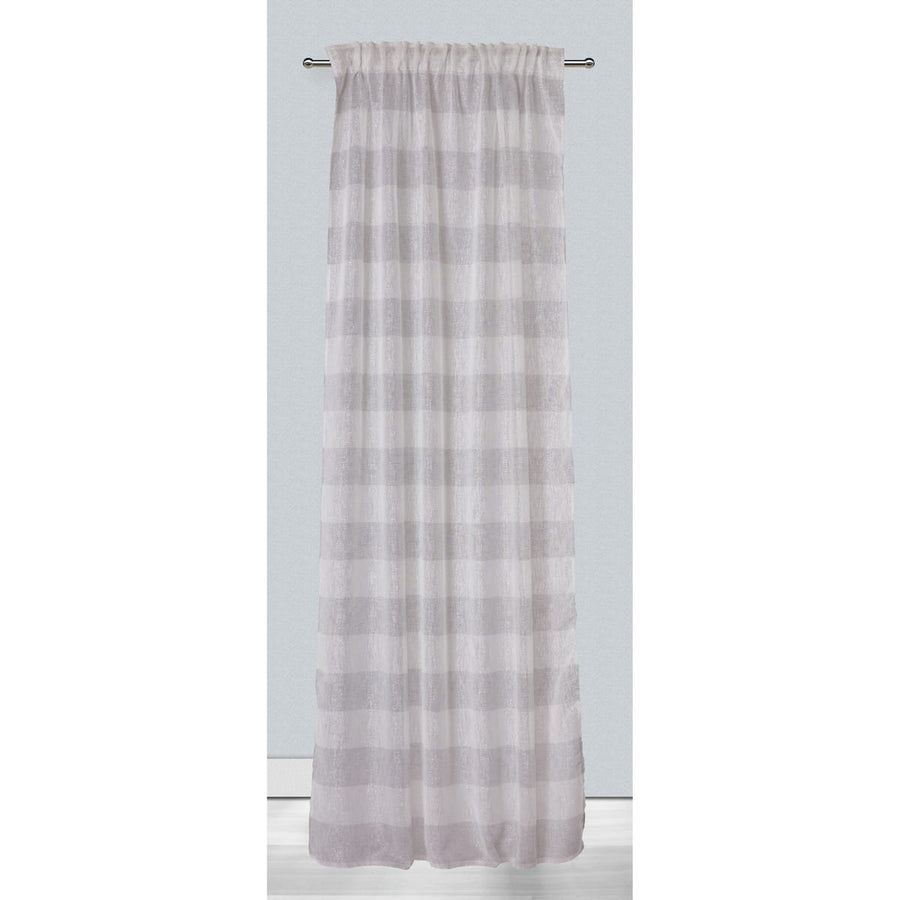 Bricocenter GOLDY SILVER FILTER CURTAIN 140X300 CM HIDDEN LOOP AND WEBBING