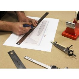 DEXTER 500 MM STAINLESS STEEL RULER